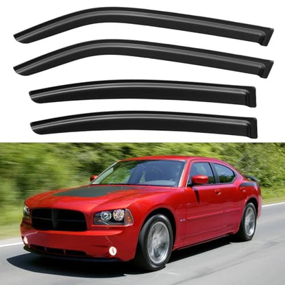 Window Visors Rain Guards for 2006 2007 2008 2009 2010 Dodge Charger