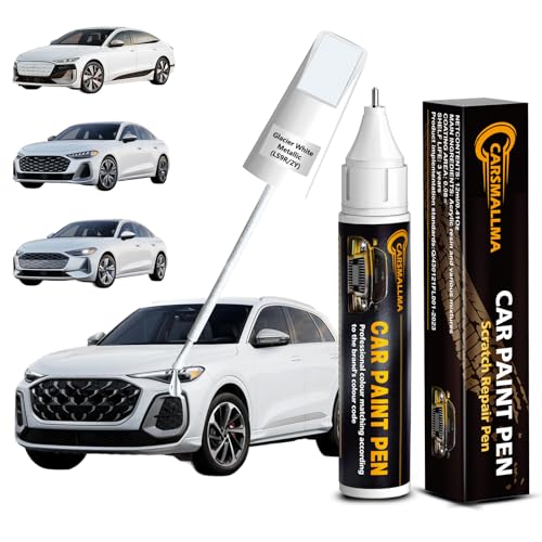LS9R 2Y Glacier White Metallic Car Touch Up Paint for Audi
