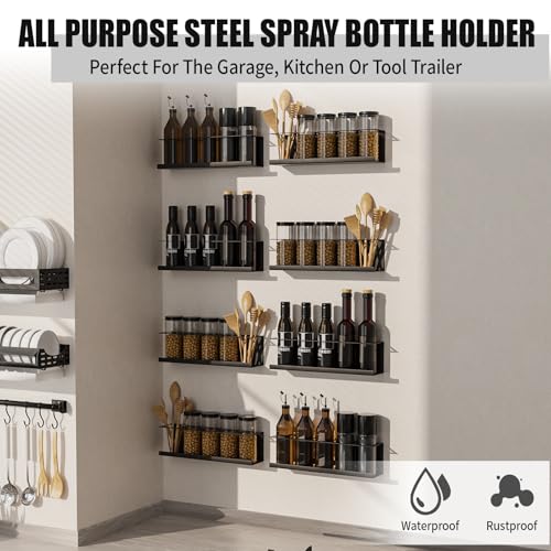 8 Pack Spray Bottle Holder Wall (8 Count)