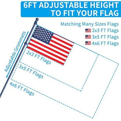 Flag Pole Upgraded Bracket (2 Count)