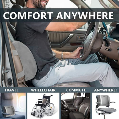 Lumbar Support Back Pillow Office Chair and Car Seat Cushion