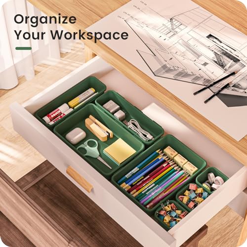 5 Size Tool Box Organizer Tray Divider Set (46 Count)