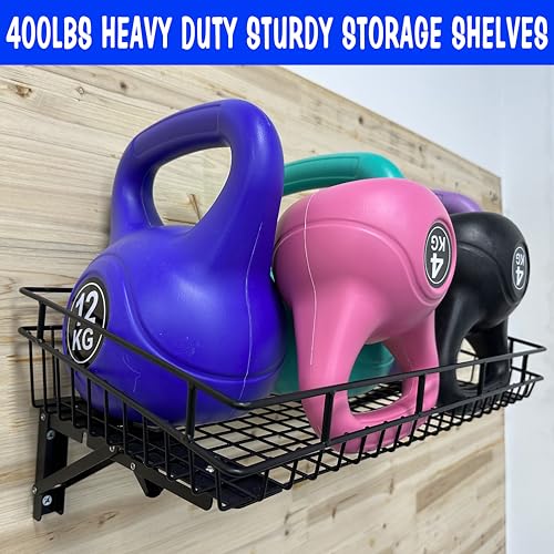 Large Folding Garage Shelf (2 Count)