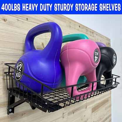 Large Folding Garage Shelf (2 Count)