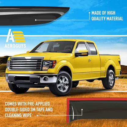 Extra Durable Window Deflectors Tape (4 Count)