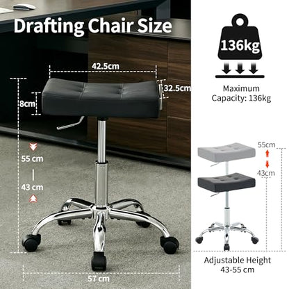Office Stool with Wheels