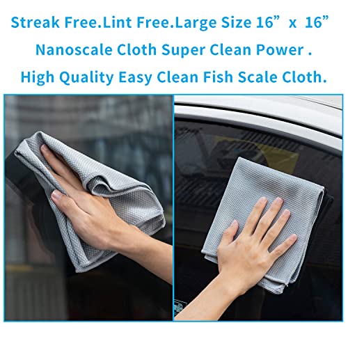 Easy Clean Fish Scale Nanoscale Cleaning Cloth (6 Count)