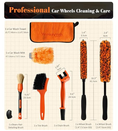 7PCS Motorcycle Cleaning Kit