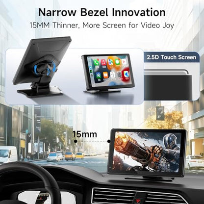 Portable CarPlay Screen for Apple CarPlay & Android Auto