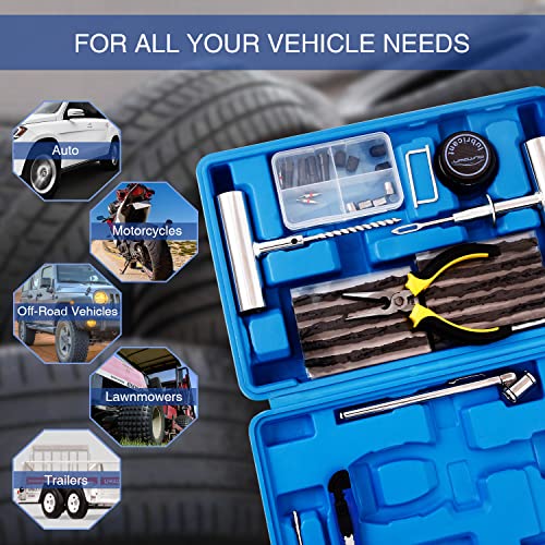 Flat Tire Repair Kit 68pcs