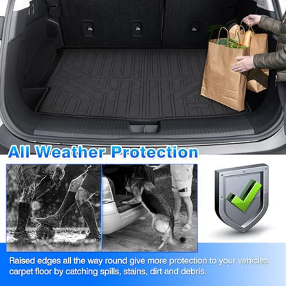 Floor Mats & Cargo Liner Custom Fit for Nissan Rogue 2021 (2 Count)