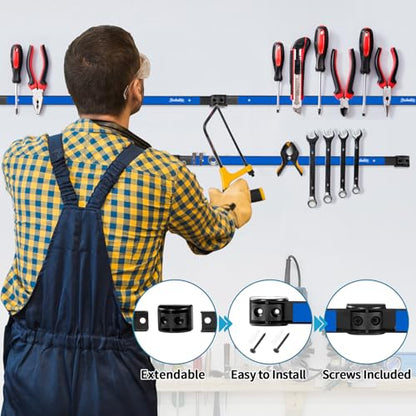 12" 18" 24" Magnetic Tool Holder Strip (6 Count)