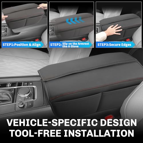 for 2026 Mazda CX90 Armrest Cover for 2024 2025 2026 Mazda CX90 CX