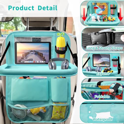 Backseat Car Organizer with Tablet Holder (2 Count)