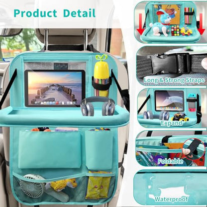 Car Backseat Organizer with Tray