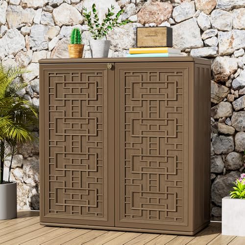 Outdoor Storage Cabinet Waterproof (736 Ounce)