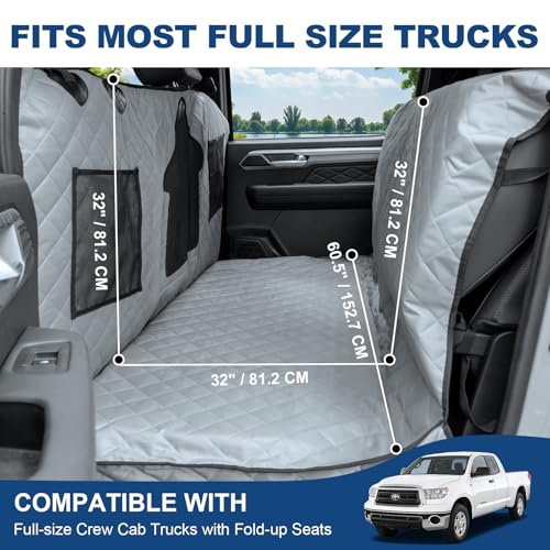 Dog Car Seat Cover for Back Seat