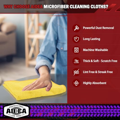 Microfiber Cleaning Cloth (10 Count)