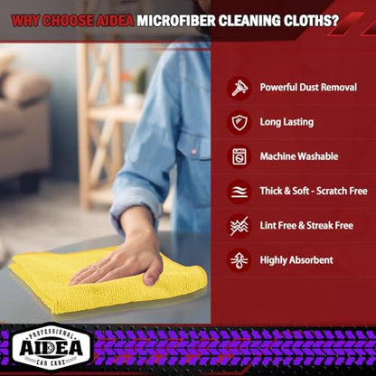Microfiber Cleaning Cloth (10 Count)