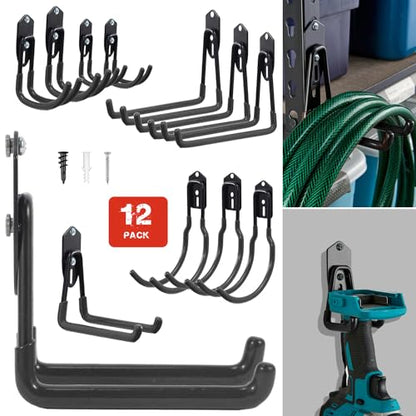 Garage Hooks Organizer Kit