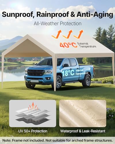 Carport Replacement Canopy Cover