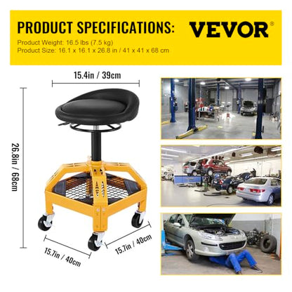 Rolling Garage Stool