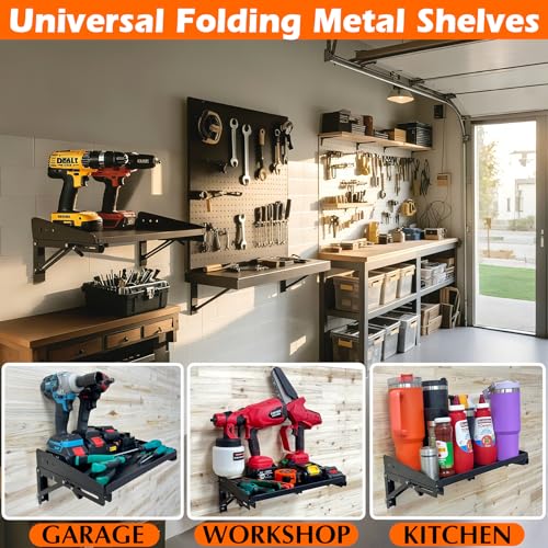 Heavy Duty Wall Mounted Shelf (2 Count)