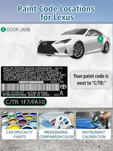 1J4 Silver Lining Metallic Touch Up Paint for Lexus