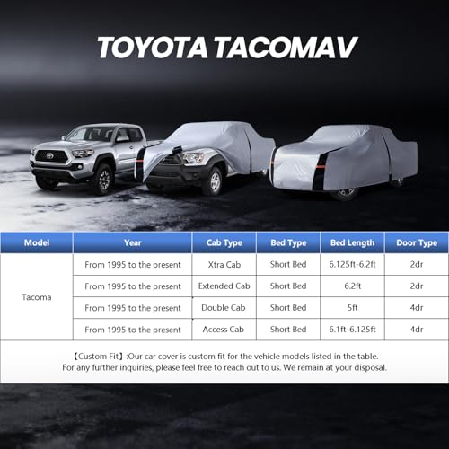 Multi Layer Toyota Tacoma Truck Cover