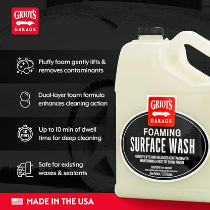 BOSS Foaming Surface Wash for Car Cleaning and Detailing (128 Fl Oz)