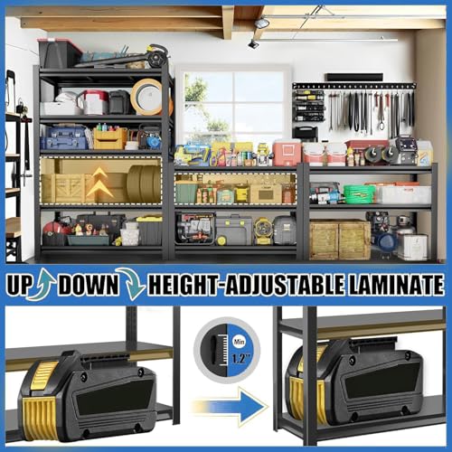 73" H Garage Shelving
