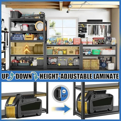 73" H Garage Shelving