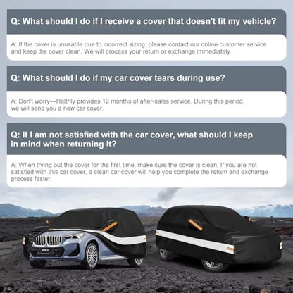 10 Layers SUV Car Cover Custom Fit for BMW X1