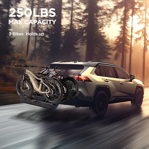 Foldable 3 Ebike Rack with Ramp (3 Count)