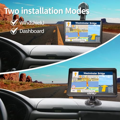 7 inch GPS Navigator for Car Truck RV with Hood