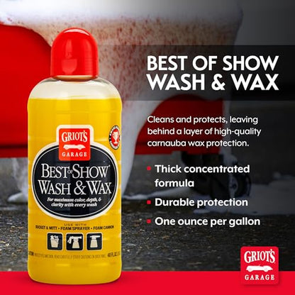 Best of Show Wash and Wax for Car Detailing and Cleaning (48 Fl Oz)
