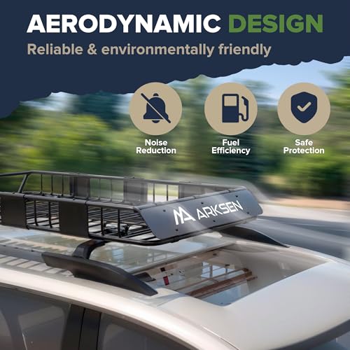 64" x 34" x 6" Roof Rack Cargo Basket with Bag