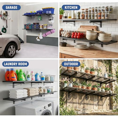 2 Pack Garage Wall Shelf (2 Count)