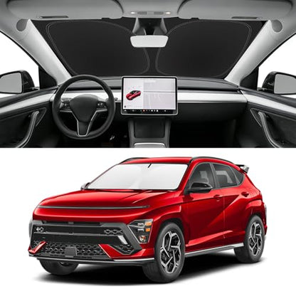 Custom Fit Windshield Sun Shade for Hyundai Kona 2018
