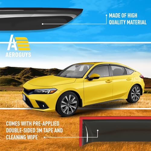 Extra Durable Window Deflectors Tape (6 Count)