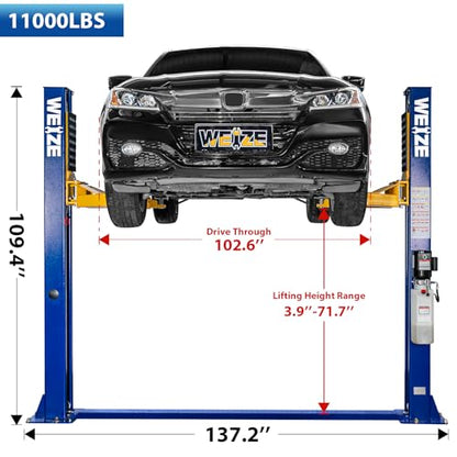 11000lbs Two Post Car Lift