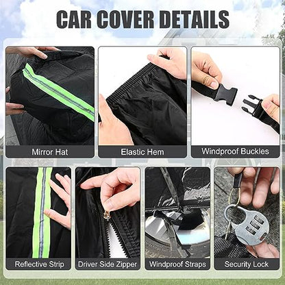 Waterproof Car Cover Compatible with Toyota Corolla Hatchback 2019