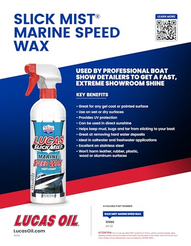 10980 Slick Mist Marine Speed Wax (288 Fl Oz)