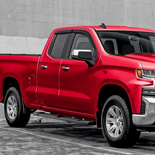 Tape on Extra Durable Rain Guards for Trucks Chevrolet