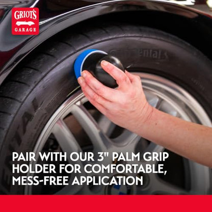 3" Blue Applicator Pads for Car Detailing (3 Count)