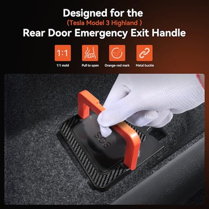 Emergency Door Release Handle for Tesla Model 3 Highland 2024