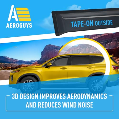 Extra Durable Window Deflectors Tape (4 Count)