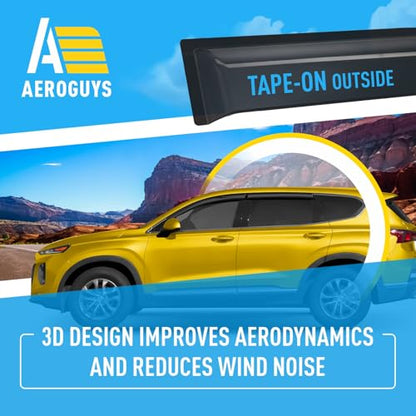 Extra Durable Window Deflectors Tape (4 Count)