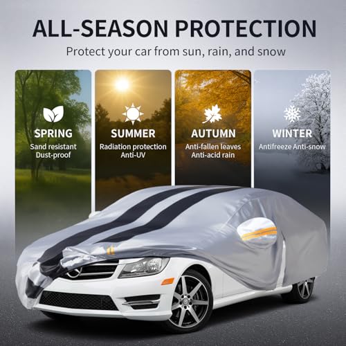 Multi Layer Car Cover Custom Fit for Mercedes Benz E