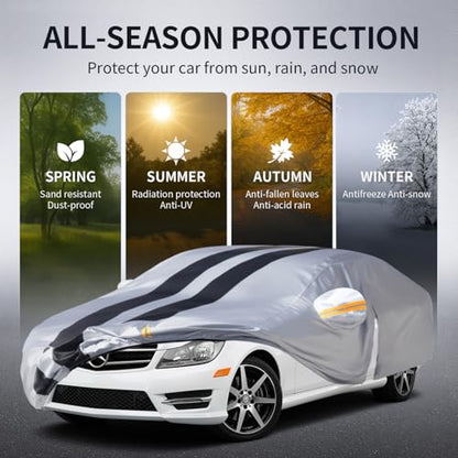 Multi Layer Car Cover Custom Fit for Mercedes Benz E